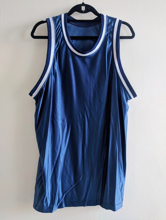 plain blue basketball jersey