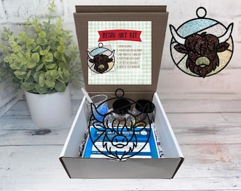 Suncatcher Kit, Crushed Glass Decor, Looks Like Stained Glass, Crushed Glass Kit, Create your own art!