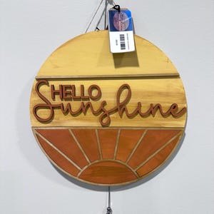 Hello Sunshine Door Hanger