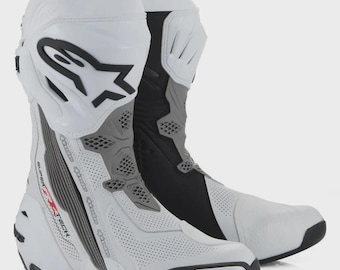 Alpinestars Supertech R Vented Motorcycle Racing Riding Sport Bike Boots Track Racing Footwear