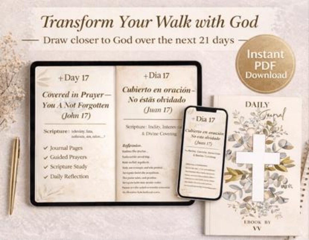 21-day Devotional Journal – Walking With Jesus Through John (bible ...