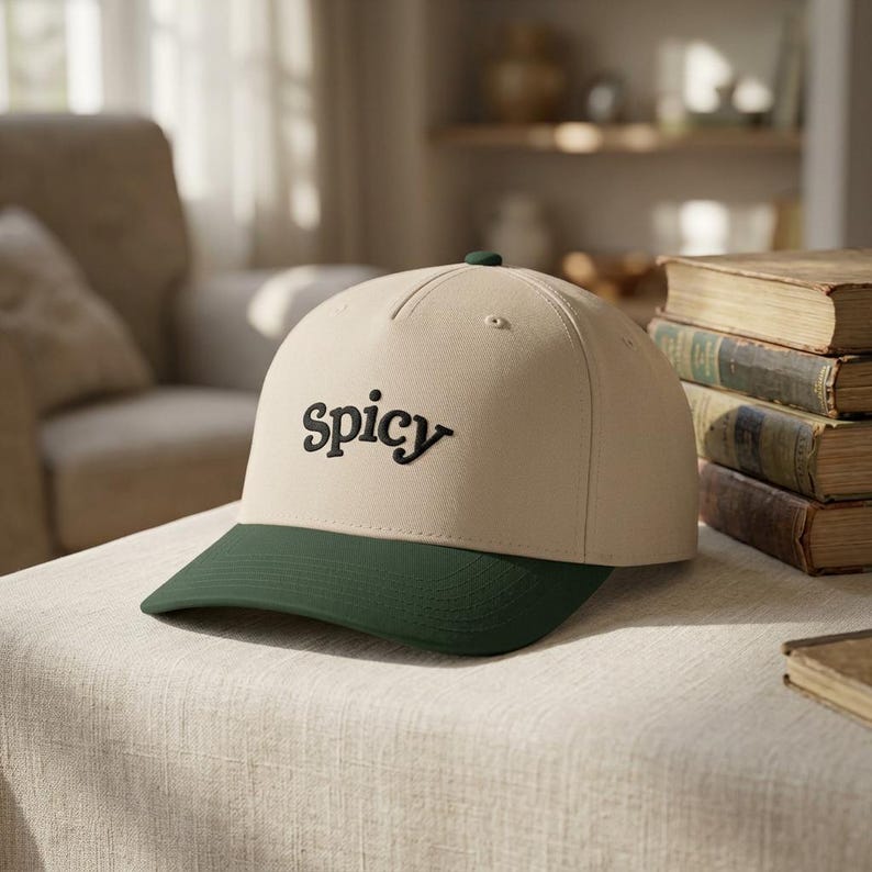 Spicy Hat, Booktok Baseball Cap, Romance Reader Hat, Spicy Booktok Merch, Book Lover Gift, Trendy Black Dad Hat, Smut Aesthetic Cap image 2