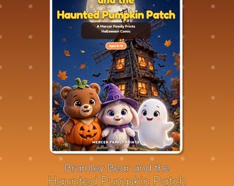Bramley Bear y el huerto de calabazas embrujado – Cómic infantil de Halloween en PDF