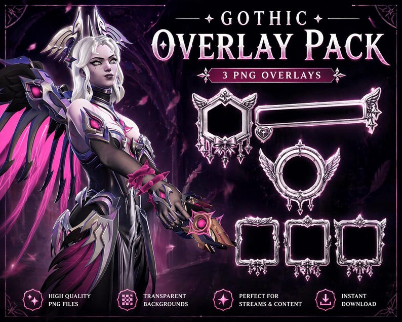 Gothic Stream Overwatch Overlay | Digital Download - Etsy