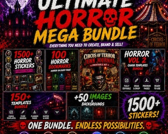 Ultimate HORROR Mega Bundle – 500+ Pages