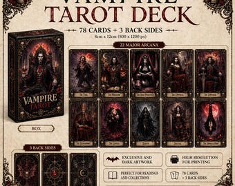Vampire Tarot Deck - Digital