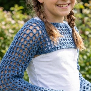 Fishnet Sleeve Crochet Pattern, , Long Arm Warmers Crochet, Lace Shoulder Shrug, Crochet Mesh Cardigan Sleeves Pattern