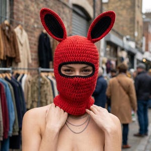 Kawaii Ski Mask - Etsy display picture 2