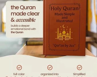 Illustrated Quran Study Guide | Simplified Learning Book, Islamic Resource