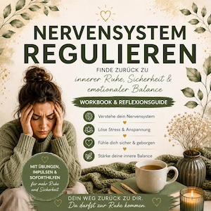 Arbetsbok i nervsystemets reglering i PDF-format | Minska stress och finn inre frid | Lös upp sensorisk överbelastning | Journalföring i nervsystemets reglering