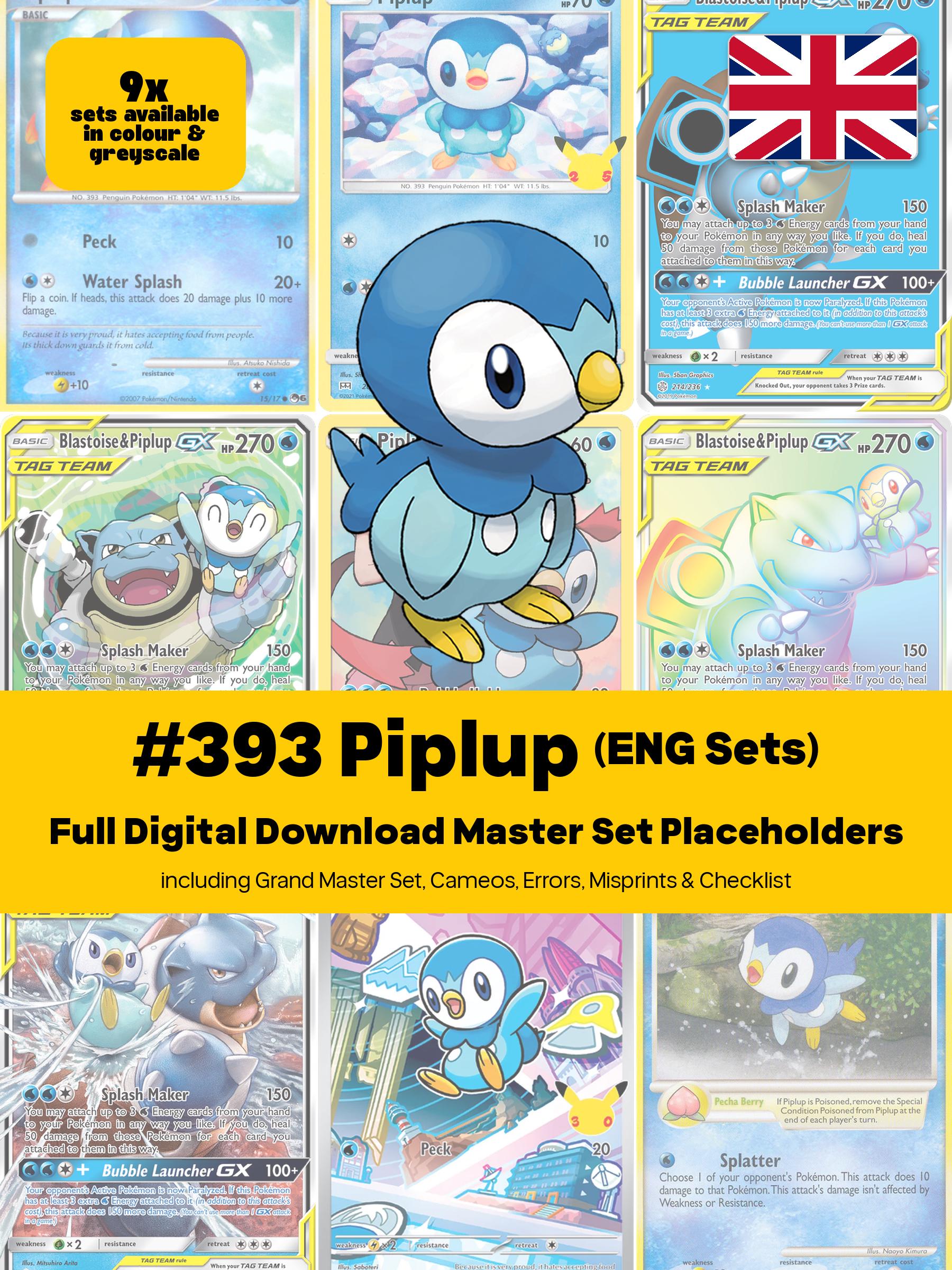ペ*ペ様 シリーズ:PCG;listno_Pokemon:14997;カード名: Piplup Master Set Pokemon Binder Full Card Collection - All
