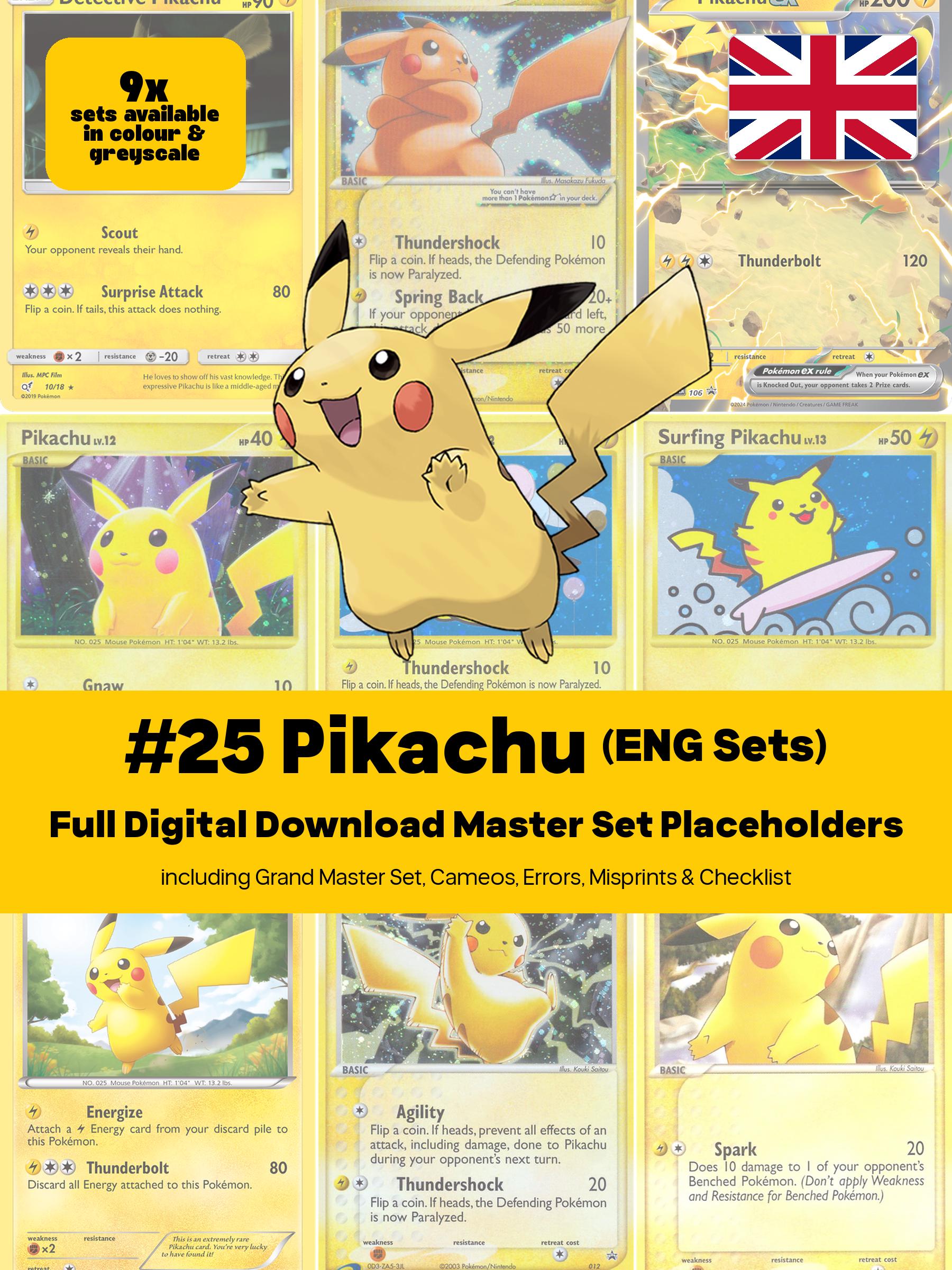 Full Art Pikachu - Etsy