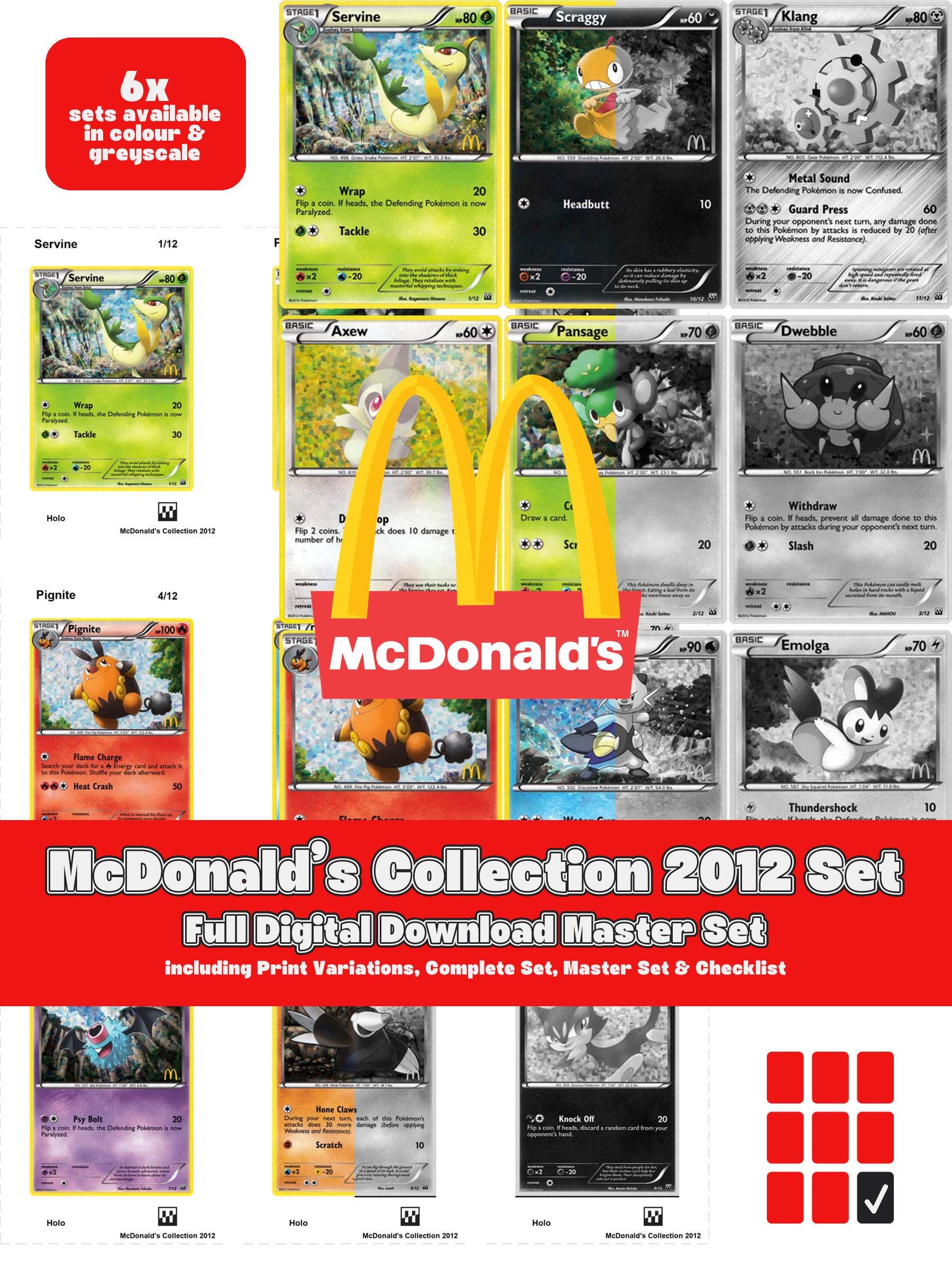 Mcdonalds Card Binder - Etsy