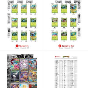 Era Megaevoluzione: Set Megaevoluzione - Modelli stampabili e segnaposto per raccoglitore del set completo + lista di controllo (download digitale) immagine 4