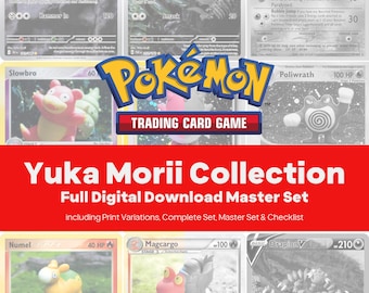Yuka Morii Artist Master Set - Every Card Printable Binder Placeholders + Checklist (Digital Download)