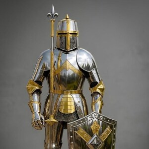 Full Body Medieval Knight Armor Suit | Handmade Steel Battle Armor | Wearable Cosplay Costume | LARP & Renaissance Festival Gear