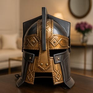Réplique de casque de nain Moria - Pièce de collection inspirée de l'écran