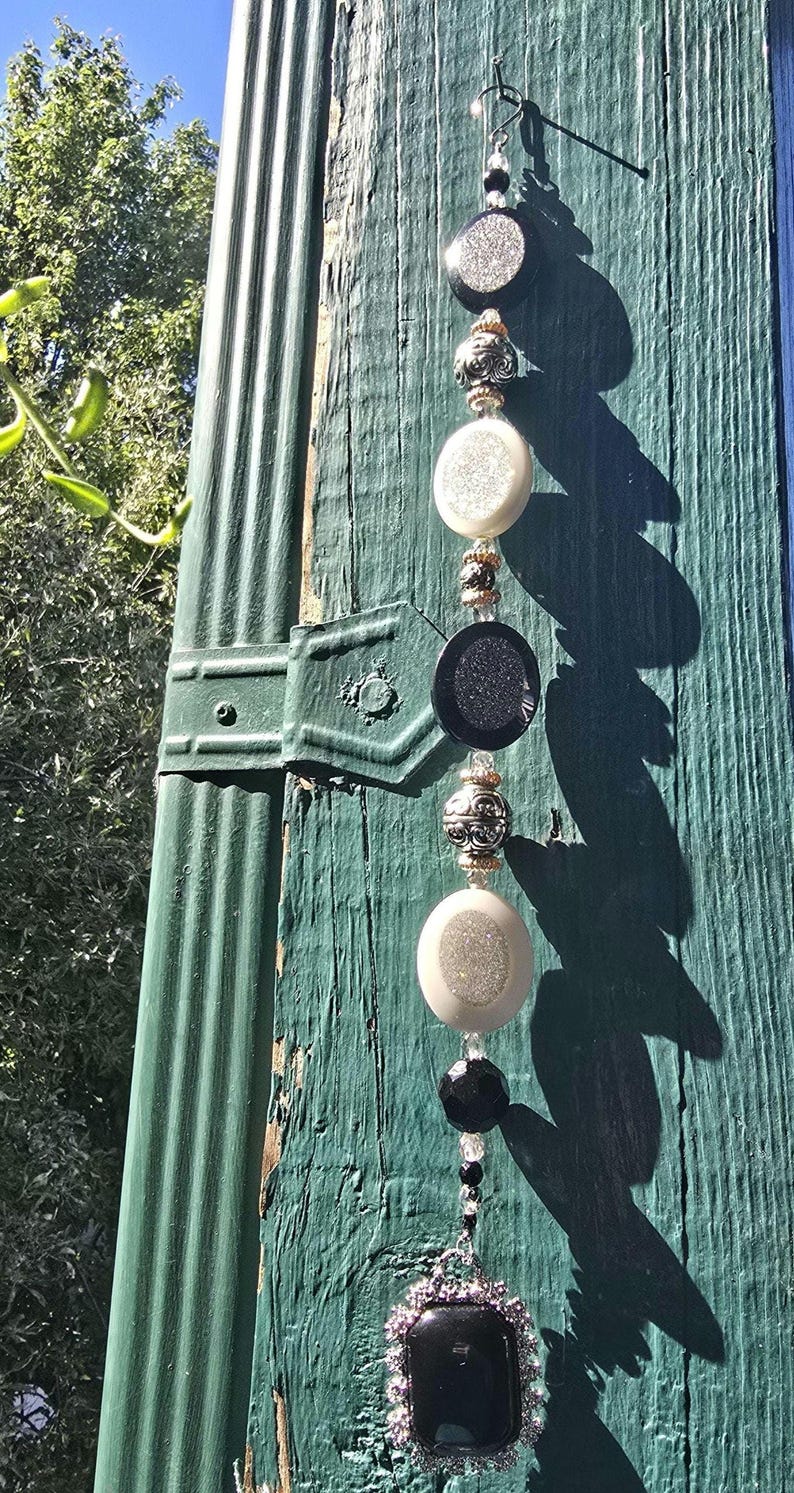 Homemade Suncatcher/hanging Decor - Upcycled and Vintage - Etsy