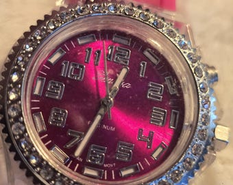 Reloj Ginebra rosa fucsia