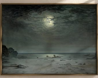 Bloodbundene Poster | Orphan of Kos Ölgemälde Stil | Dark Fantasy Wandbild