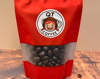 Dark Chocolate Covered Espresso Coffee Beans (7 oz)
