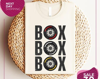 Camiseta Box Box Box Racing / Camiseta divertida de automovilismo / Camiseta Pit Stop Racing / Regalo para aficionados a las carreras / Camiseta para amantes del automovilismo