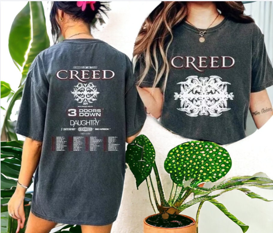 Creed 2024 Tour Summer of '99 Tour Shirt, Creed Band Shirt, Creed