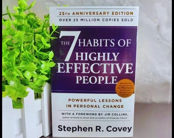 7 Habits Highly Effective People Paperback, Personal Development Leadership Book