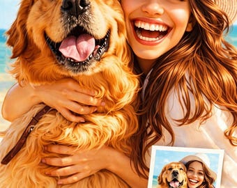 Benutzerdefinierte Karikatur Portrait vom Foto, personalisierte Cartoon Art (Digitaler Download)