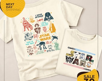 Retro Star Wars Shirt | Disney Star Wars Shirt | Star Wars Characters Shirt | Disney Trip 2026 Shirt | Retro Disney Shirt