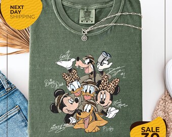 Comfort Colors® Disney Animal Kingdom Shirt | Disney Shirt | Vintage Animal Kingdom | Disney Mickey Safari Shirt | Disney Safari Family