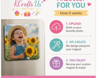 Benutzerdefinierte Foto-Kühlschrank-Magnete, personalisierte Bild Magnete, Kühlschrank-Magnet Geschenk, Foto-Andenken-Magnet, 2 x 2 Zoll-Metall-Kühlschrank-Dekor