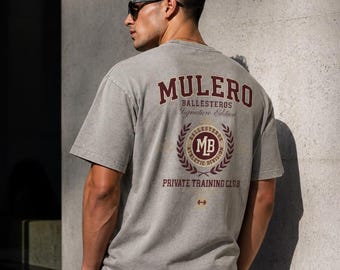 Maglietta da palestra oversize da uomo, grigia con stampa sul retro, streetwear, copri-pompa, maglietta da bodybuilding