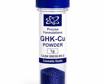 Polvo de péptido de cobre GHK-Cu 99% puro / Ingrediente para suero antienvejecimiento casero / Tripéptido de cobre-1 de grado cosmético, ingrediente activo crudo