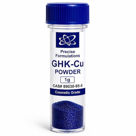 ghk cu blue powder GHK-Cu Copper Peptide 99% Pure | COA Included! | DIY Anti-Aging Serum Ingredient Now available as a Nutrition Supplement Weight Gain Copper Peptides For Hair Size:M/L