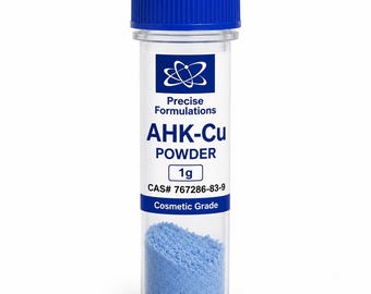 AHK-Cu Kupfer-Peptid-Pulver 99% rein | DIY Haar Wachstum Kopfhaut Serum Zutat | Kosmetik-Kupfer-Trieptide-3 Raw Active