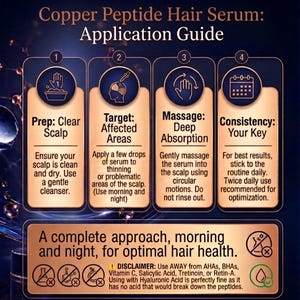 Best Seller | Copper Peptide True Hair Growth Serum | GHK-Cu, AHK-Cu | Anela Protocol image 15