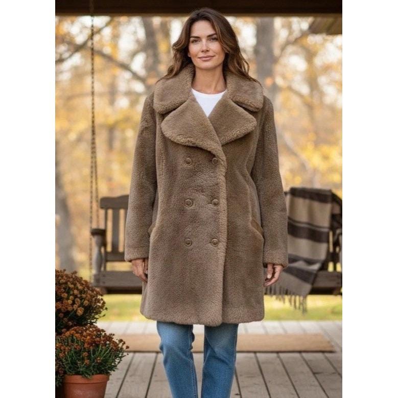 ジャケット・アウター vintage fake fur long coat Vintage Borella Crushed Black Velvet & Fox Fur Jacket Coat 3