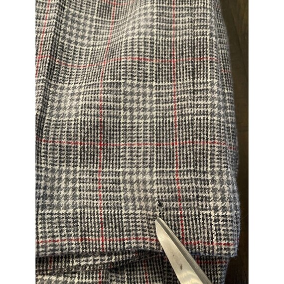 Vintage Pendleton Virgin Wool Gray Houndstooth Hi… - image 8