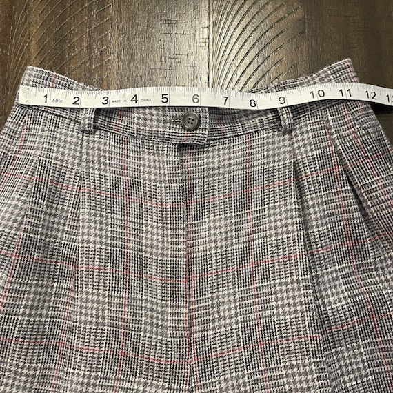 Vintage Pendleton Virgin Wool Gray Houndstooth Hi… - image 5
