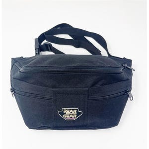 Vintage Hinten Ausrüstung Ski Tote Fanny Pack Gürteltasche 3 Fach Schwarz Unisex