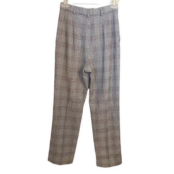 Vintage Pendleton Virgin Wool Gray Houndstooth Hi… - image 2