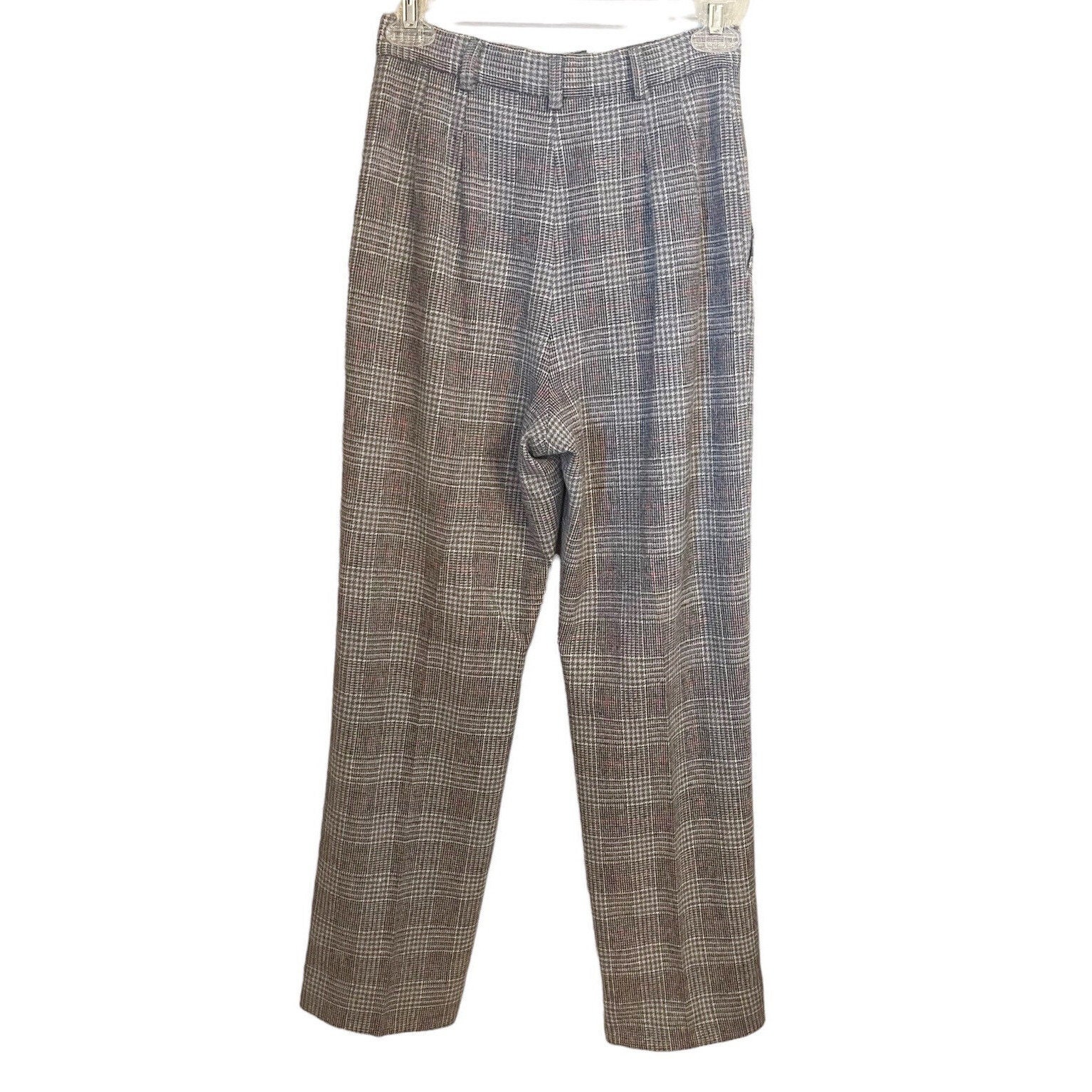 Vintage Pendleton Virgin Wool Gray Houndstooth High Waist Fully  display picture 1
