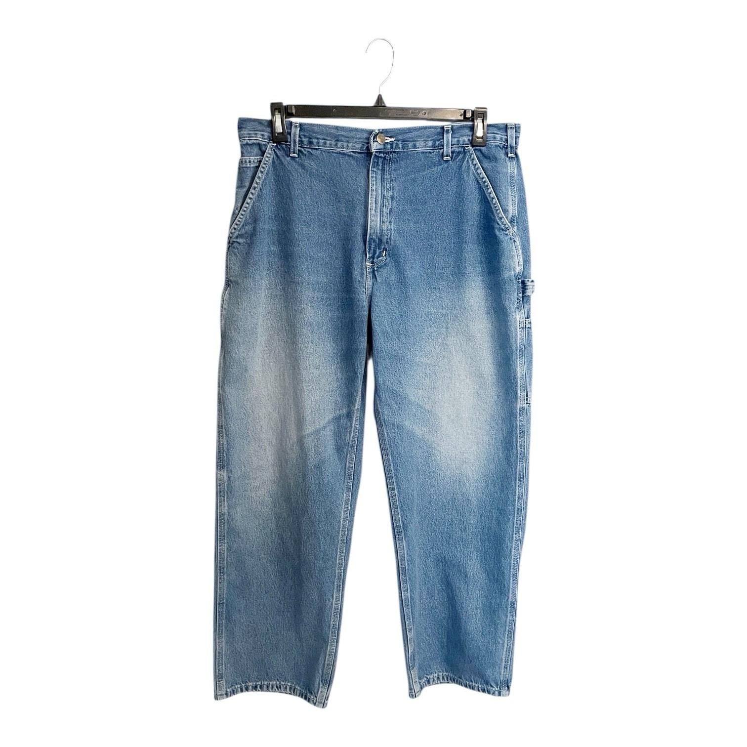 VTG Carhartt B13 DST Denim Jeans 38x30 Original Dungaree Fit