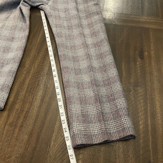 Vintage Pendleton Virgin Wool Gray Houndstooth Hi… - image 3