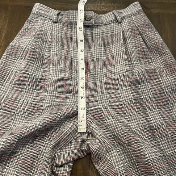 Vintage Pendleton Virgin Wool Gray Houndstooth Hi… - image 4