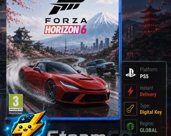 PS5 Forza Horizon 6 PS5 –  FULL Digital Access Digital Download, PlayStation 5 – Easy Account Login