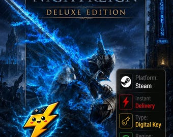 Elden ring Nightriegn PC Steam CDkey | Online multiplayer, Deluxe Edition | Instant delivery | Digital download
