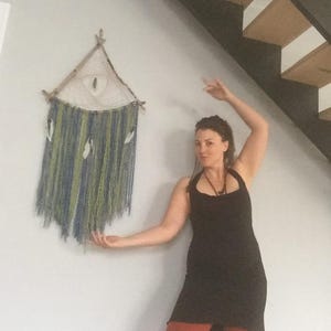 Unique Triangle Dream Catcher can include Macramé