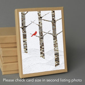 Winter Forest Christmas Card: A boxed set of 10 blank nature inspired cards celebrating the beauty of the season. Plastic free packaging